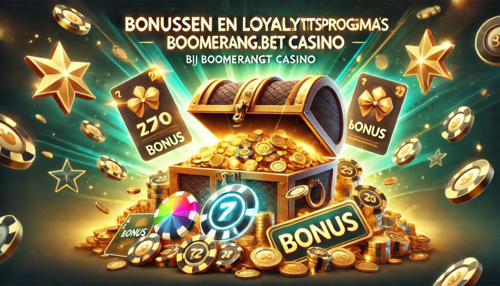 Bonussen en loyaliteitsprogramma’s bij Boomerang.bet casino