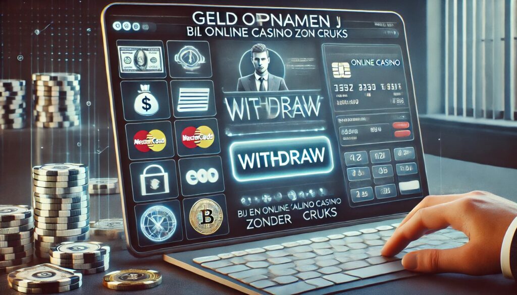 Geld Opnemen bij een Online Casino Zonder Cruks