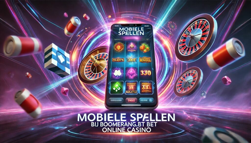 Mobiele spellen bij Boomerang.bet online casino